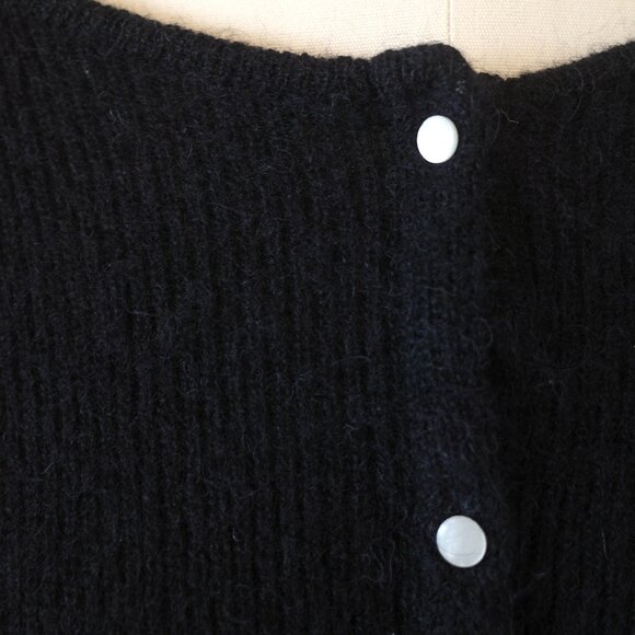 Sezane Black Women's Cardigan Sweater - Picture 2 of 3